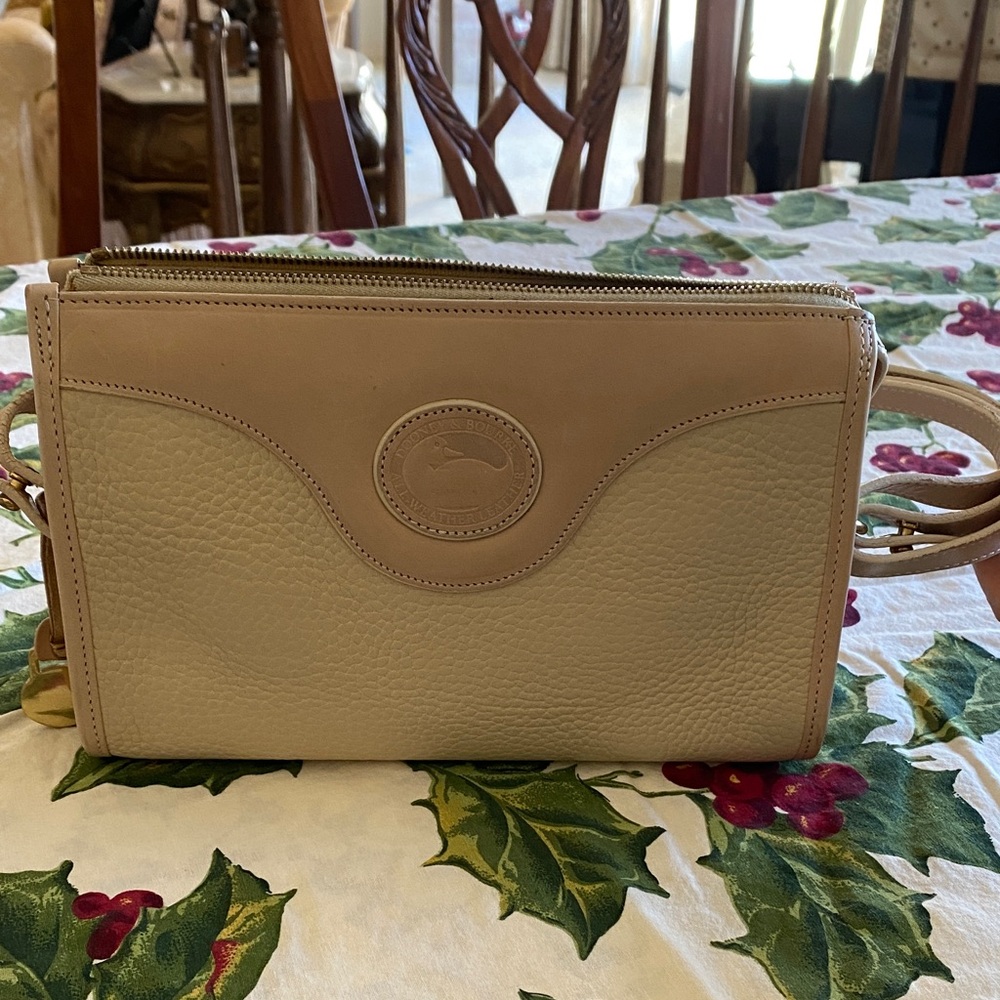 Dooney & Bourke Cream Crossbody Bag